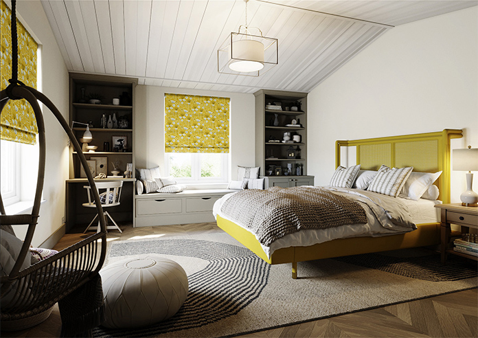 Bergen, Ochre - Roman Blind - Image 7